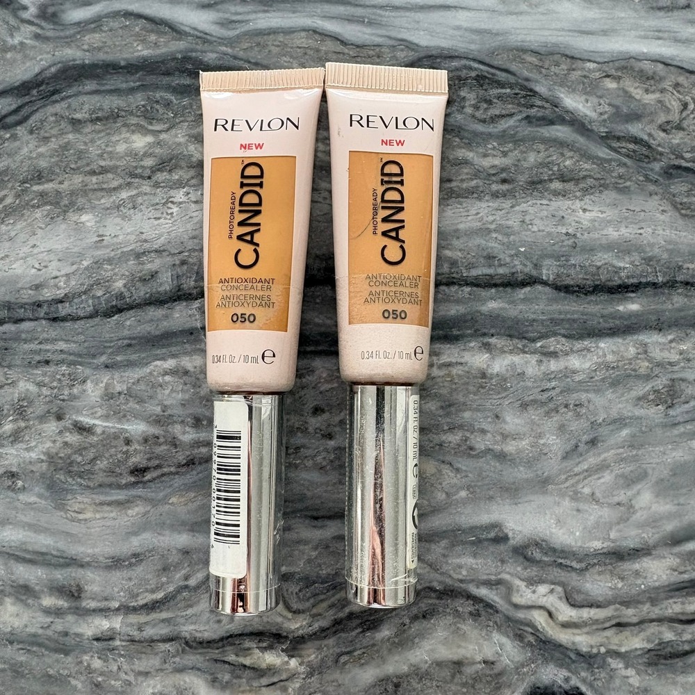 2pk Revlon PhotoReady Candid Antioxidant Concealer 050 Medium Deep 0.34oz New
